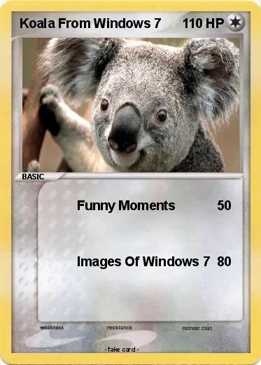Pokemon Koala From Windows 7
