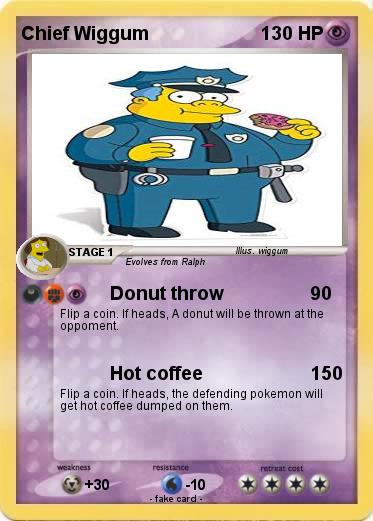 Pokemon Chief Wiggum