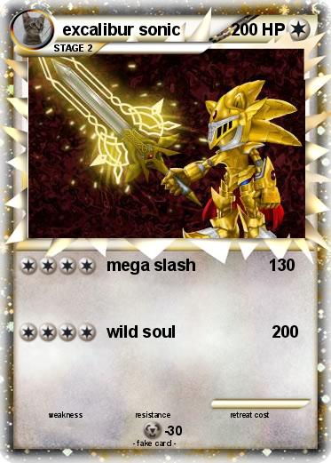 Pokemon excalibur sonic