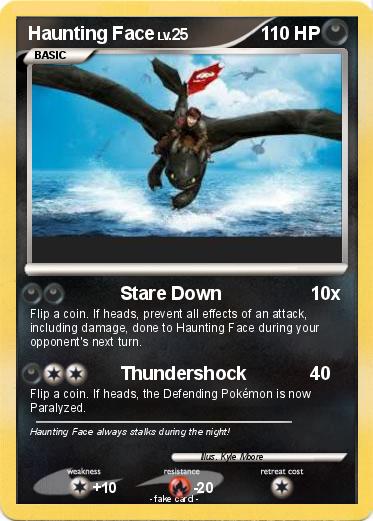 Pokemon Haunting Face