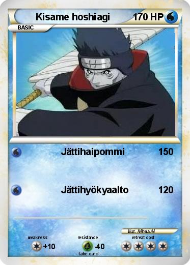 Pokemon Kisame hoshiagi