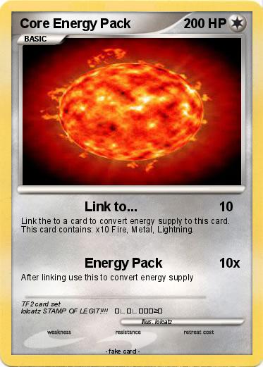 Pokemon Core Energy Pack