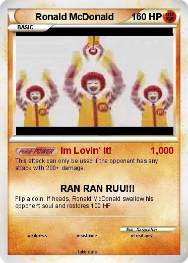 Pokemon Ronald McDonald