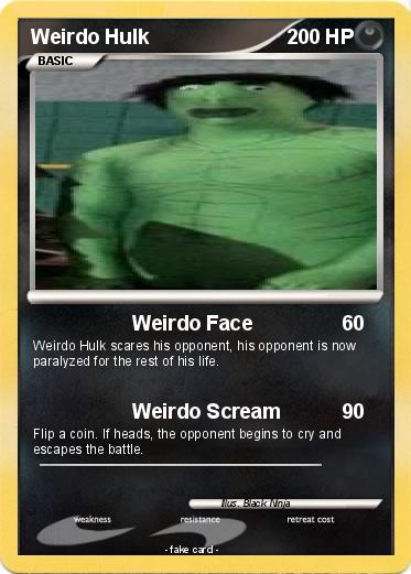 Pokemon Weirdo Hulk