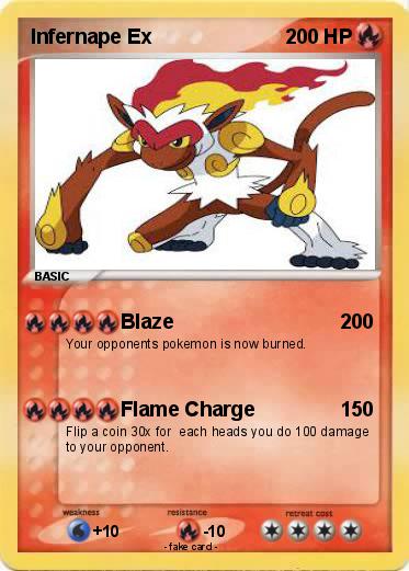 Pokemon Infernape Ex