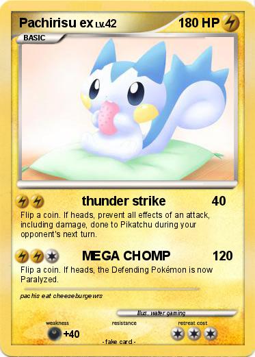 Pokemon Pachirisu ex