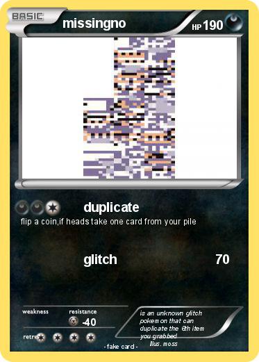 Pokemon missingno