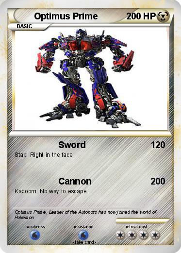 Pokemon Optimus Prime