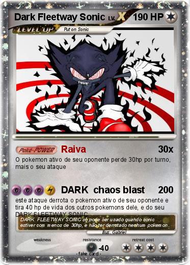 Pokemon Dark Fleetway Sonic