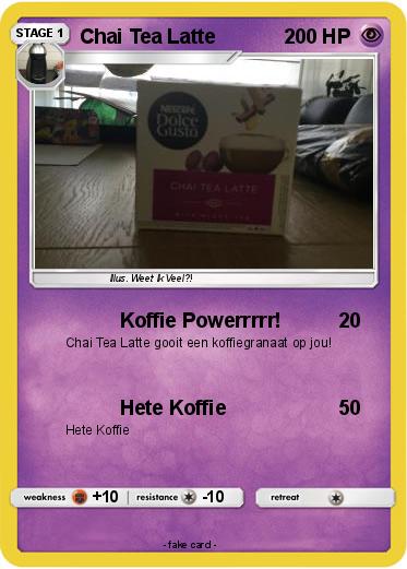 Pokemon Chai Tea Latte