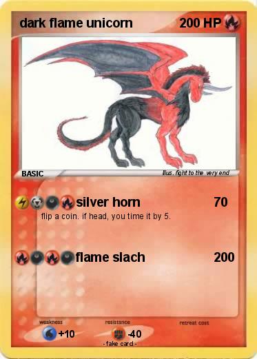 Pokemon dark flame unicorn