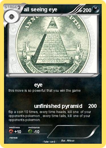 Pokemon all seeing eye