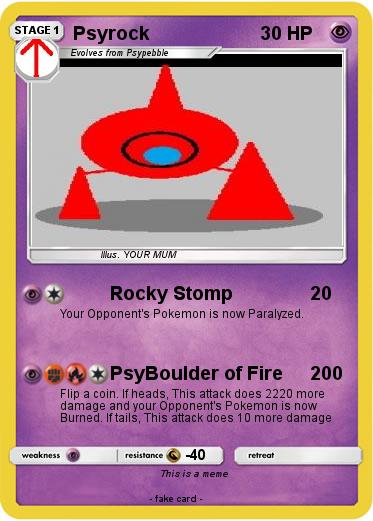 Pokemon Psyrock