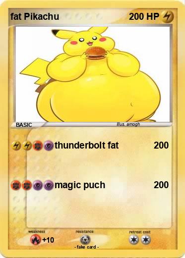 Pokemon fat Pikachu
