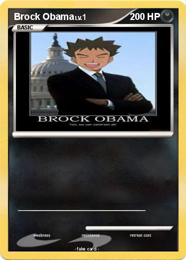 Pokemon Brock Obama