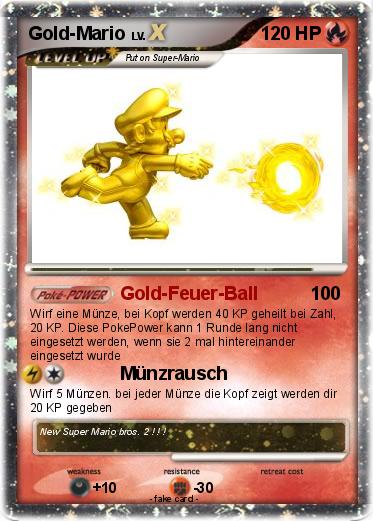 Pokemon Gold-Mario