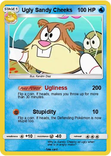 Pokemon Ugly Sandy Cheeks