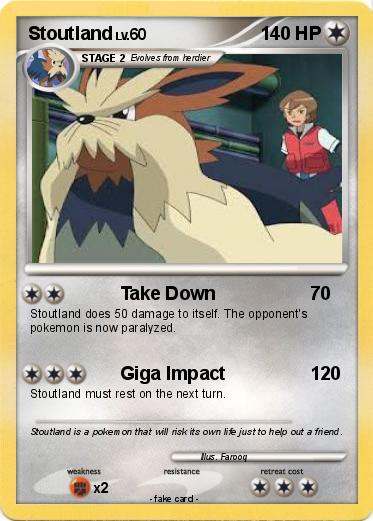 Pokemon Stoutland