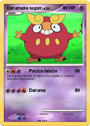 Pokemon Darumaka super