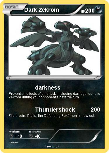 Pokemon Dark Zekrom