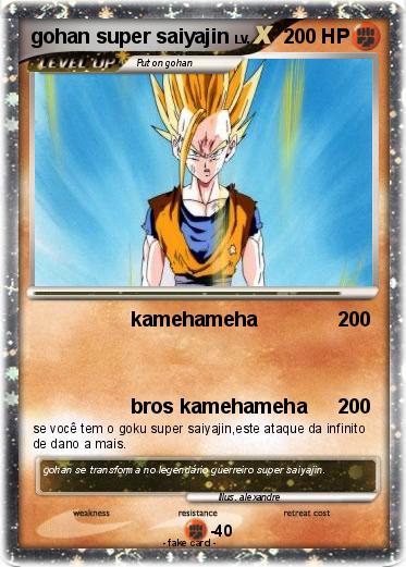 Pokemon gohan super saiyajin