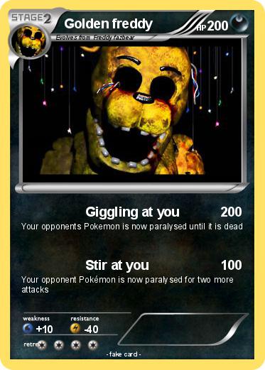 Pokemon Golden freddy