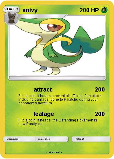 Pokemon snivy