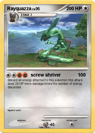 Pokemon Rayquazza