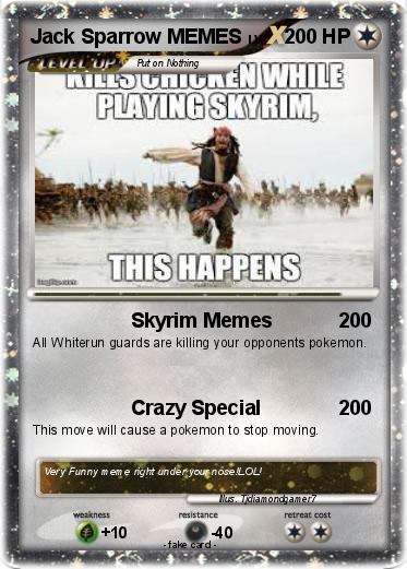 Pokemon Jack Sparrow MEMES