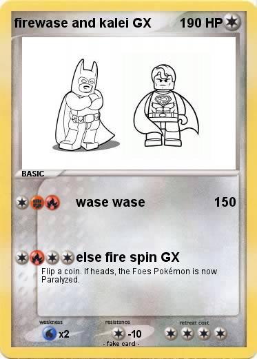 Pokemon firewase and kalei GX