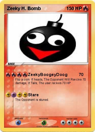 Pokemon Zeeky H. Bomb