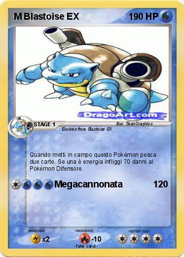 Pokemon M Blastoise EX
