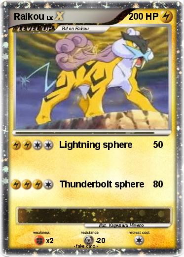 Pokemon Raikou