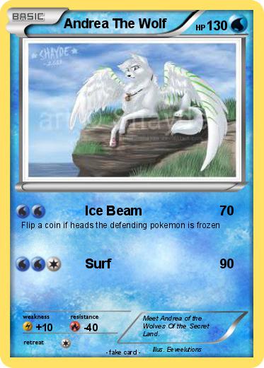Pokemon Andrea The Wolf