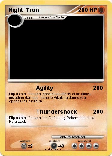 Pokemon Night  Tron