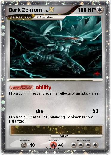 Pokemon Dark Zekrom