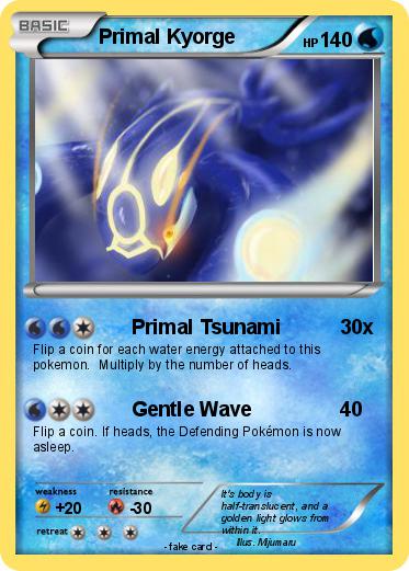 Pokemon Primal Kyorge