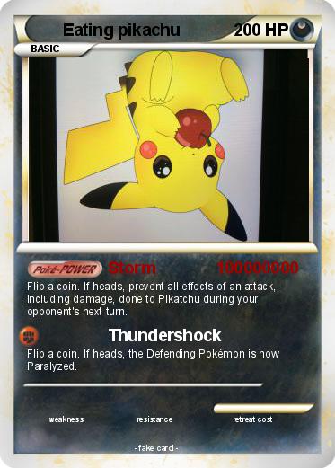 Pokemon Eating pikachu