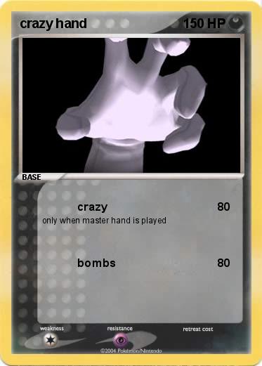 Pokemon crazy hand