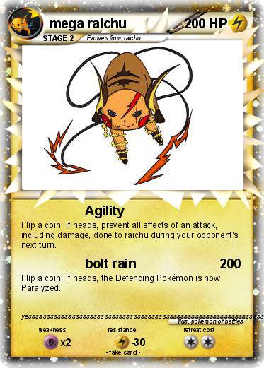 Pokemon mega raichu