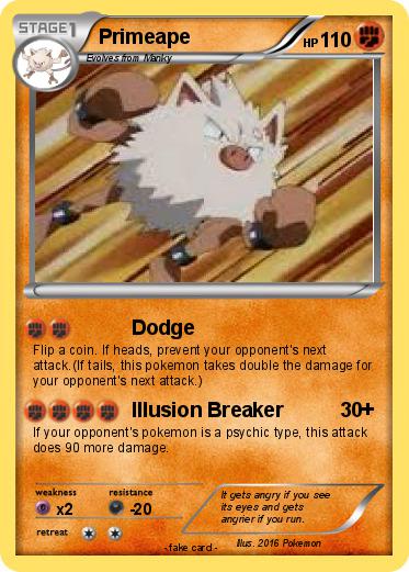 Pokemon Primeape