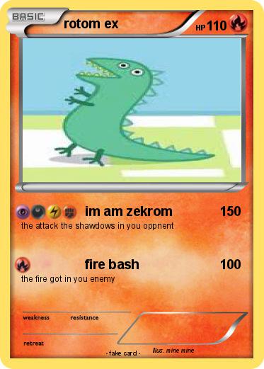 Pokemon rotom ex