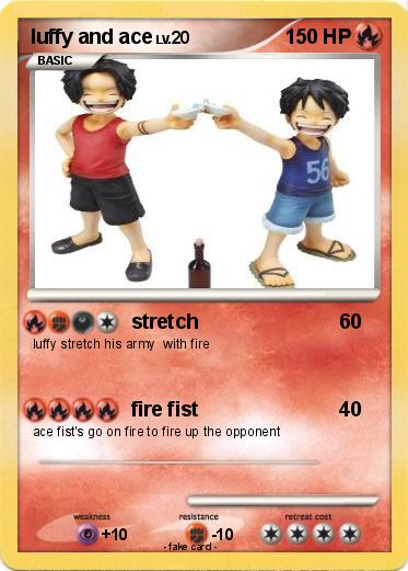 Pokemon luffy and ace