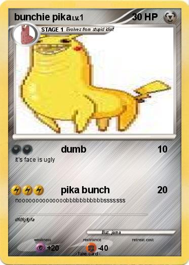 Pokemon bunchie pika