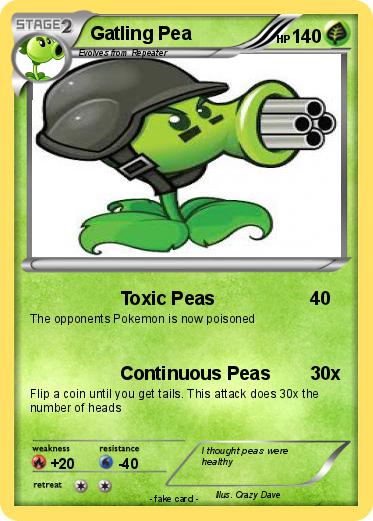 Pokemon Gatling Pea