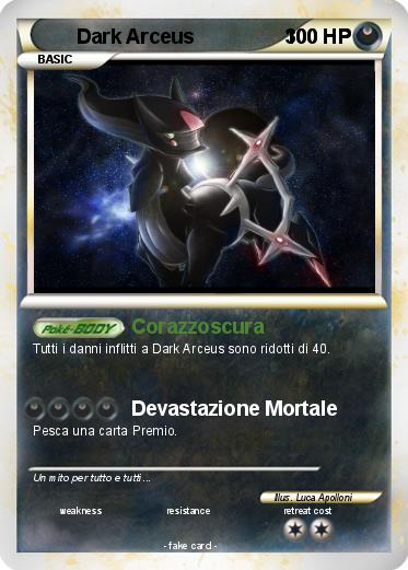 Pokemon Dark Arceus                300 HP