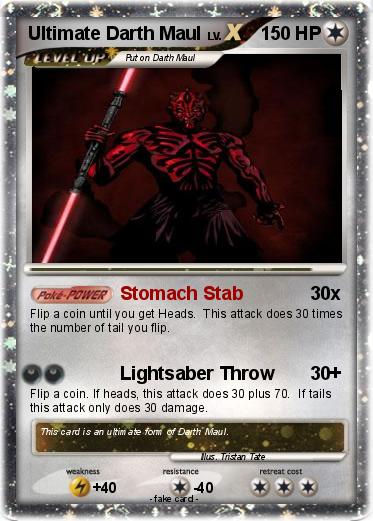 Pokemon Ultimate Darth Maul