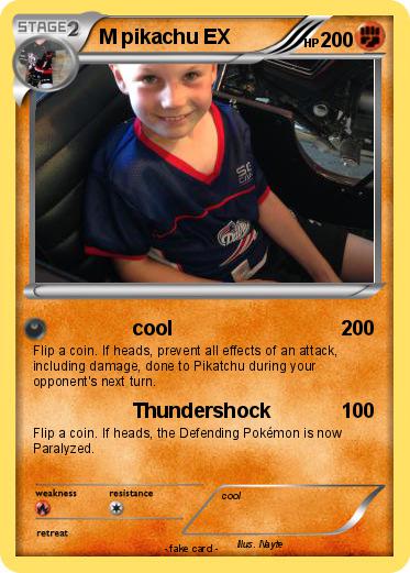 Pokemon M pikachu EX