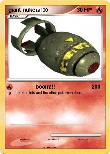 Pokemon giant nuke