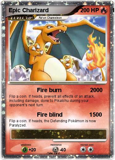 Pokemon Epic Charizard                 9                     10